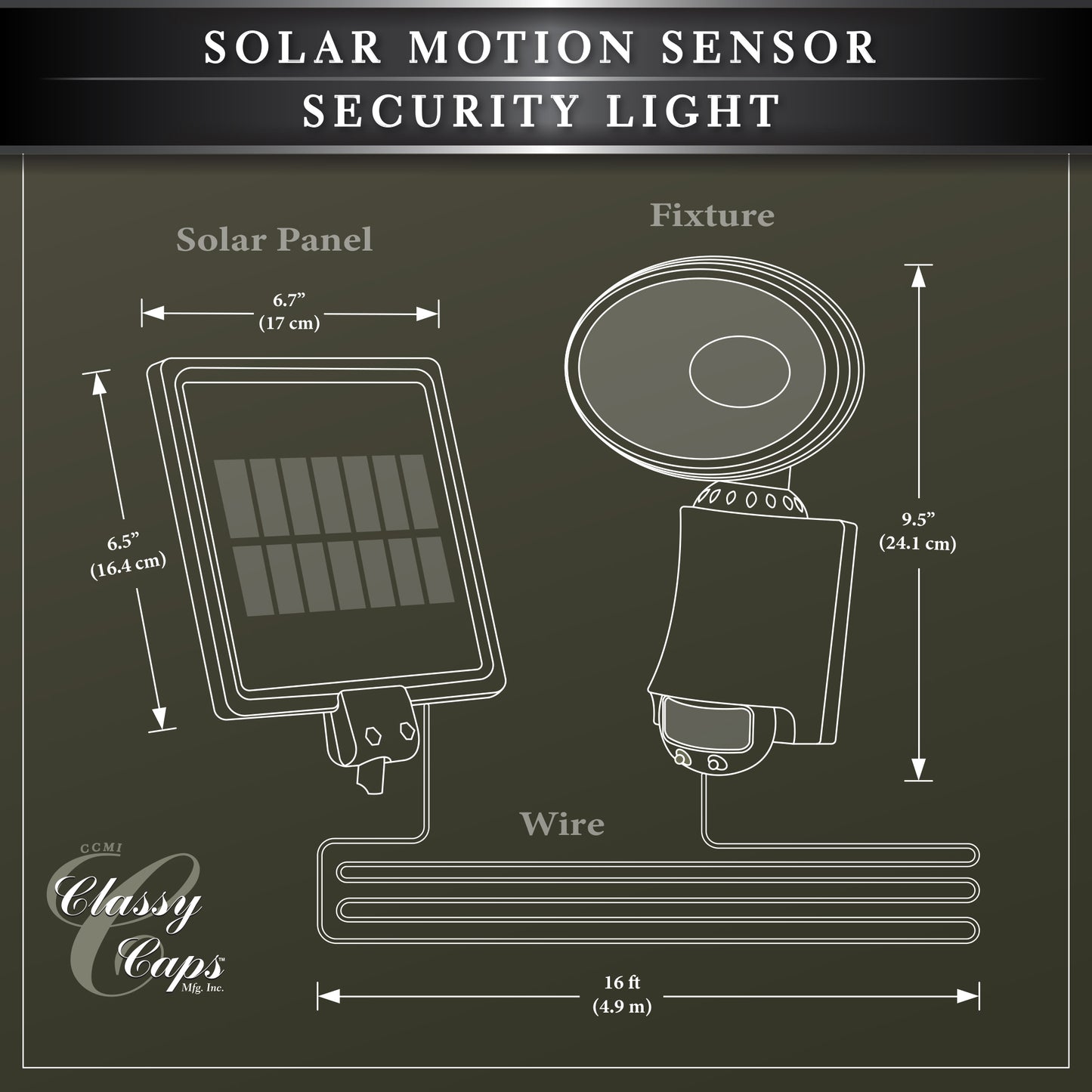 Solar Motion Sensor Light