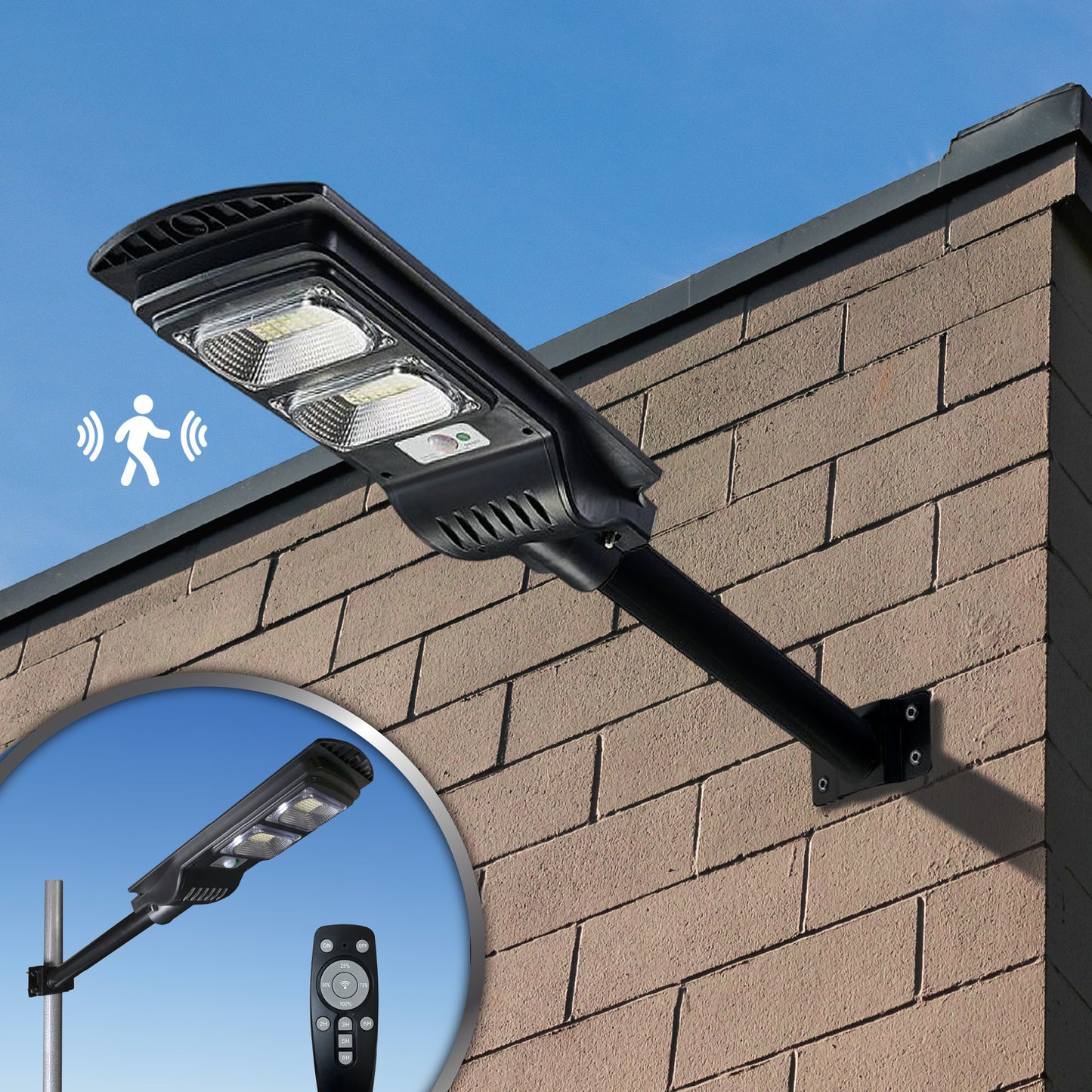 solar motion sensor light