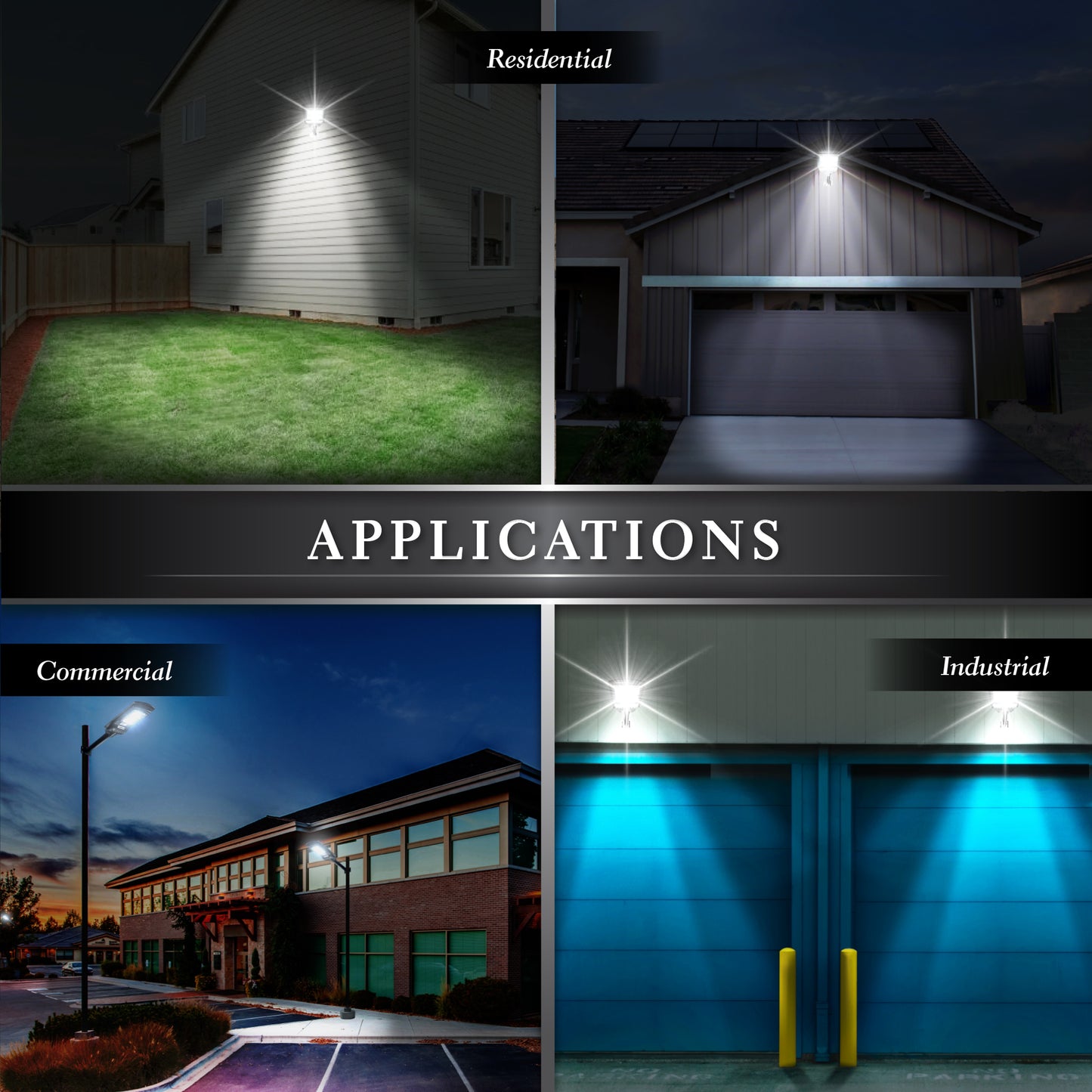 Solar Motion Sensor Security Street Light